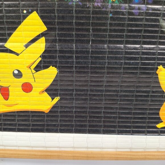 Pokemon Bamboo Wall Scroll Pikachu Anime Art Vintage 1990s - Picture 14 of 16